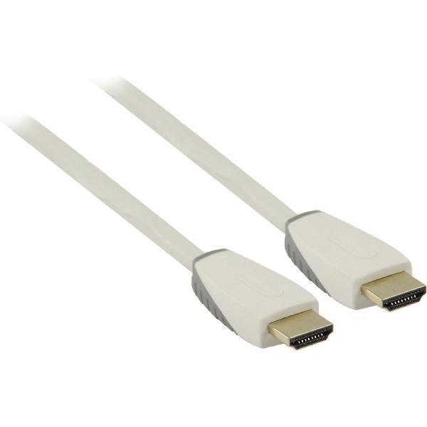 Bandridge witte HDMI kabel versie 1.4 met vergulde contacten - 1 meter
