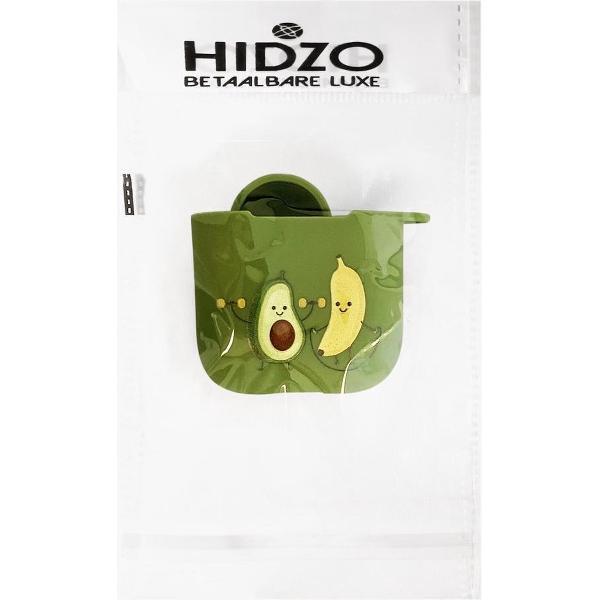 Hidzo hoes voor Apple's Airpods - Hard Case - Banaan Avocado - Groen