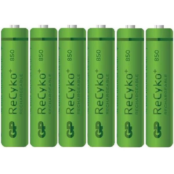 POWERDEAL: 6 x OPLAADBAAR RECYKO 850AAA