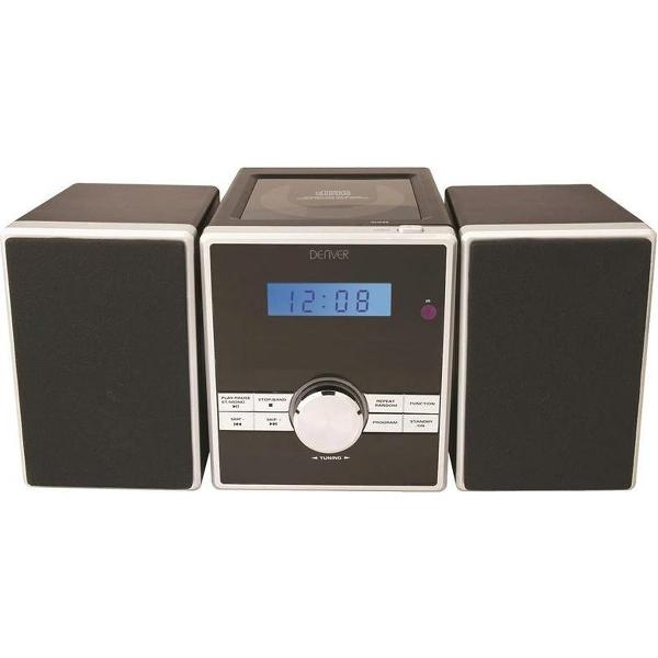 Denver MCA-230 - Muziek center met CD en FM radio met afstandsbediening - Zwart