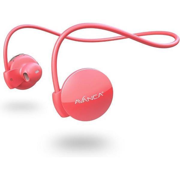 Avanca S1 In-Ear Bluetooth Sport Koptelefoon - Draadloze Oordopjes - Waterproof - Roze