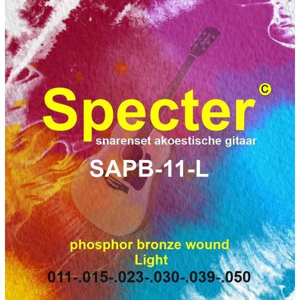 Specter Strings premium professionele snaren voor de Akoestische Gitaar | Akoestische snarenset | Stalen snaren | Western gitaar