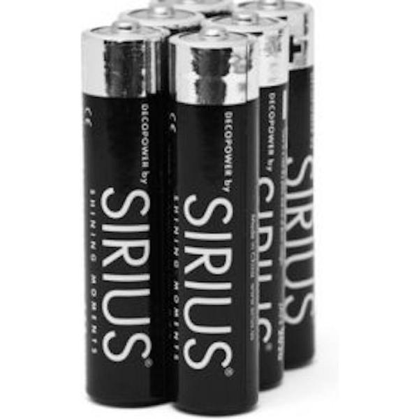 Sirius - 2 x 6 Batterijen - 12 x AAA - Super Alkaline