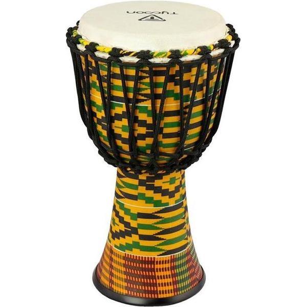 Tycoon: Star Glass Rope Tuned 8' Djembe - Kente