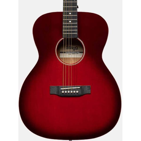 Stagg SA35 A-TR Rood Akoestisch gitaar
