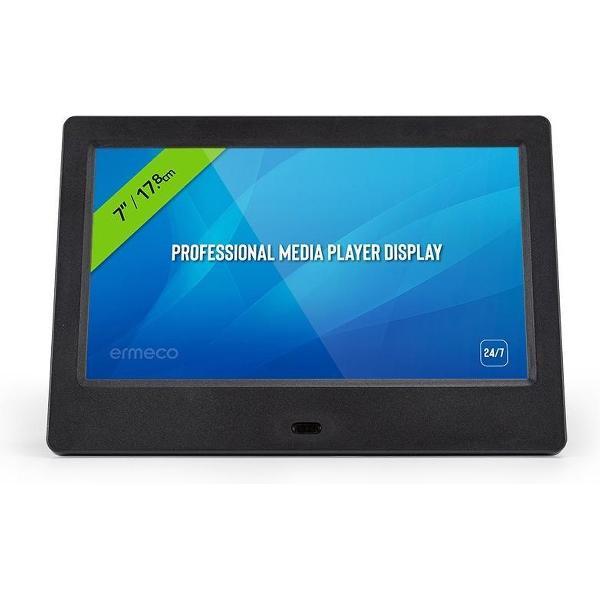 Ermeco 7 inch Digitale Fotolijst met afstandsbediening timer en kalender