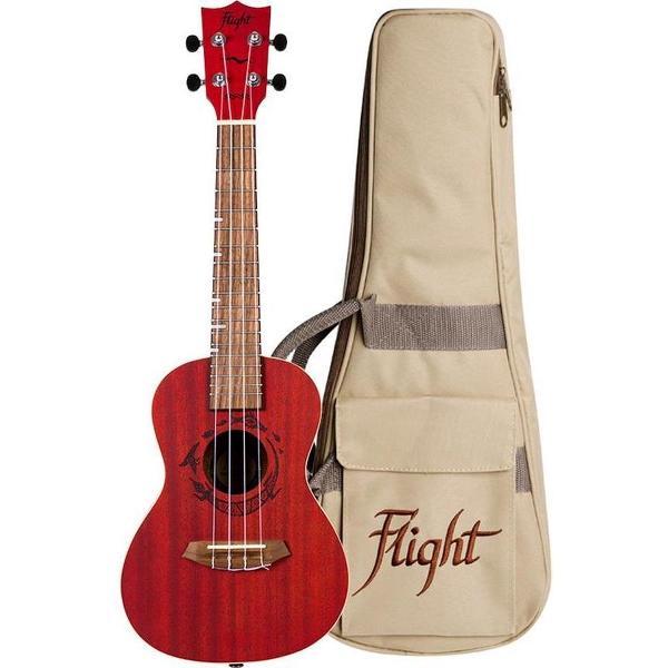 Flight: Gemstone DUC380 Concert Ukulele - Coral