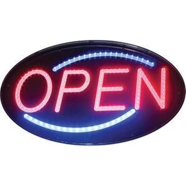 Led bord ' open ' rond - Open bord