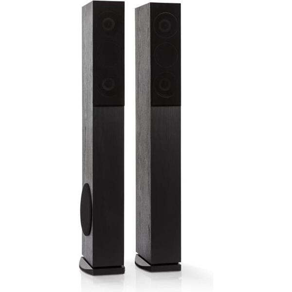 Line 4707 staande luidspreker 4-weg HiFi luidsprekerset 960W max. zwart