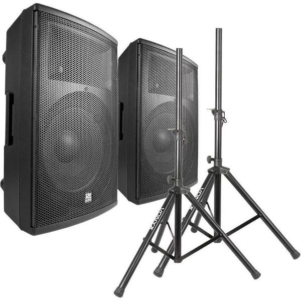 Power Dynamics PD412A Professionele 12 geluidsinstallatie 2800W incl. standaards