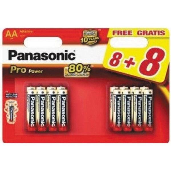 Pro Power Batterijen AA - 8+8 Gratis