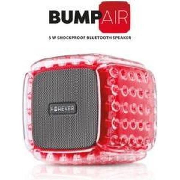 Forever Bump Air - 5 Watt Bluetooth speaker water- en schokbestendig - rood
