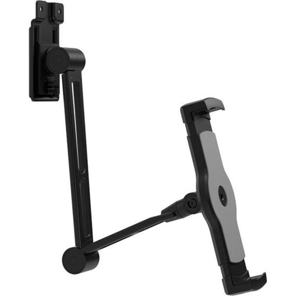 Tablethouder voor de auna Connect Soundchef onderbouwradio , klembeugel voor tablets en smartphones van 13 x 22 cm (BxL), aluminium , zwart