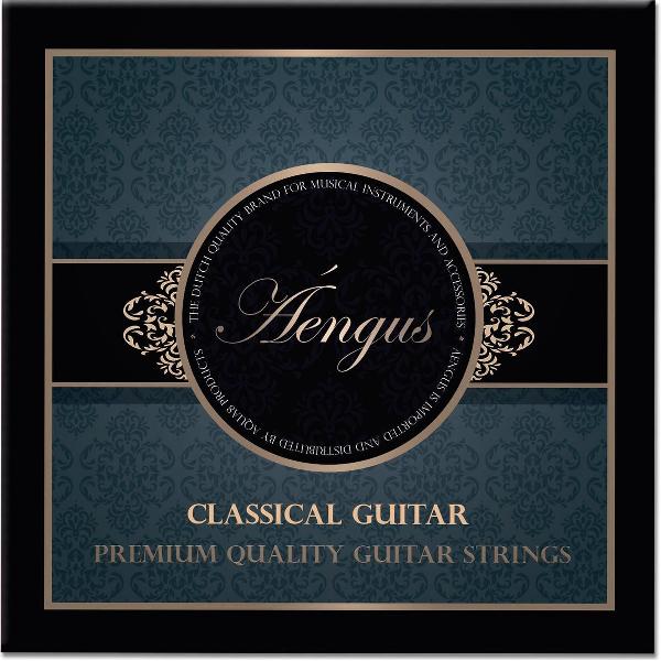 Áengus Gitaarsnaren voor Klassieke en Spaanse Gitaar – Nylon Coated Silver wound - set .028 tot .043