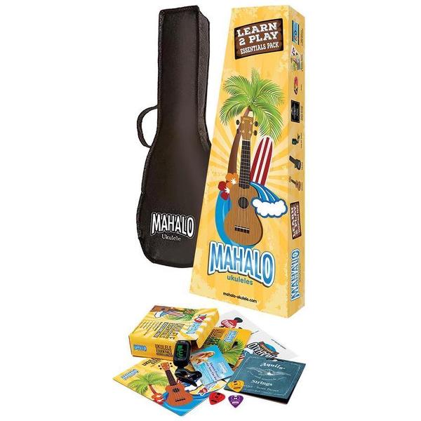 Learn 2 Play Pack: Rainbow Soprano Ukulele - Blue