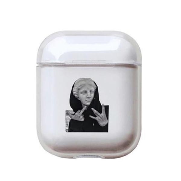 Airpods Case Hoesje voor Apple Airpods 1 en 2 - American girl Airpods hoesje