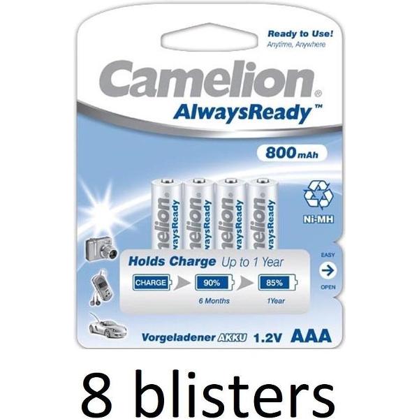 32 stuks Camelion oplaadbaar AAA 1.2V-800Mah