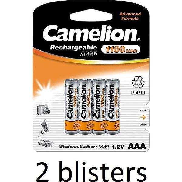 Camelion AAA oplaadbare batterij 1100mah - 8 stuks