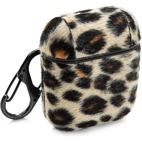 Beschermhoesje hoesje AirPods panter- Geschikt voor Apple Airpods - AirPods cover case hoesje