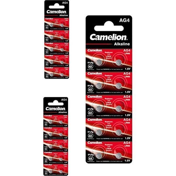 Camelion G4 / AG4 / L626 / SR626 / 377 / 37 1.5V Alkaline horloge knoopcel batterij