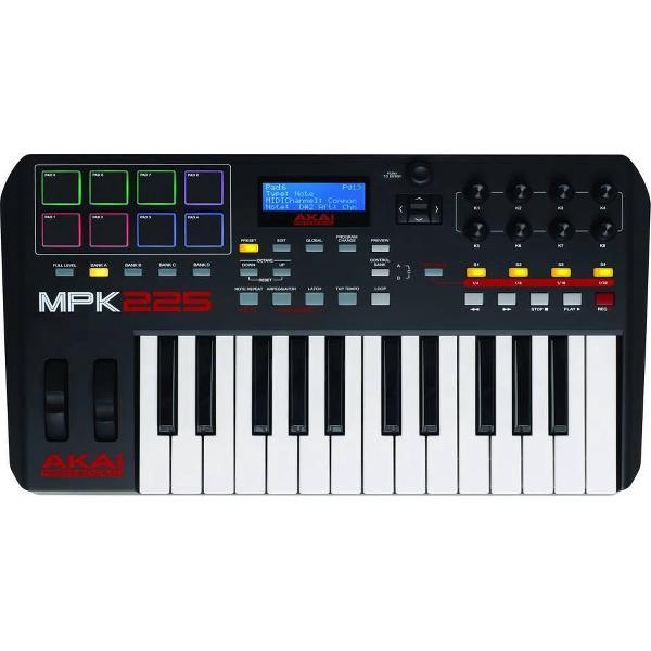 Akai MPK225 MIDI keyboard controller