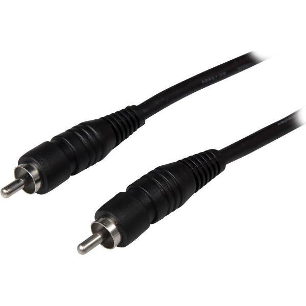 Valueline VLAP24170B05 audio kabel 0,5 m RCA Zwart