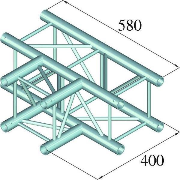 ALUTRUSS DECOLOCK DQ4-PAT35 3-Way T-Piece 90°