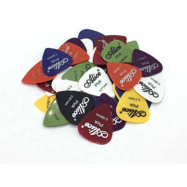 Set van 6 Plectrums - Plectra Set - Verschillende diktes