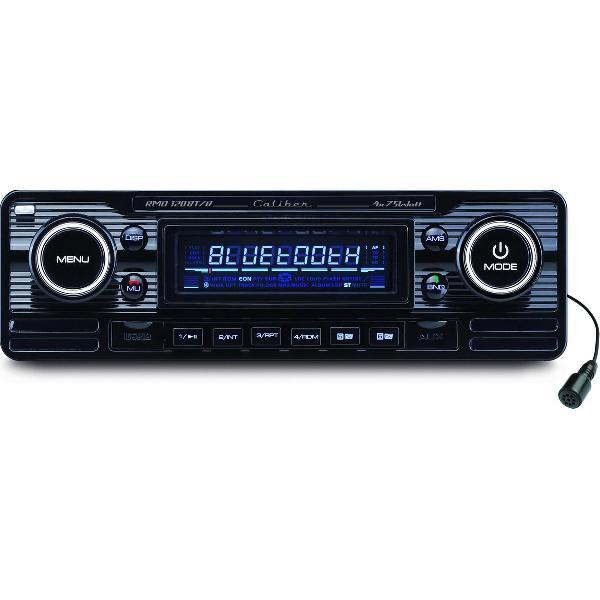 Caliber RMD120BT/B -Autoradio - Bluetooth - Retro - Zwart