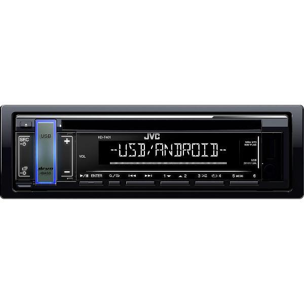 Jvc Autoradio Kd-t401 Android/usb/aux/cd Zwart