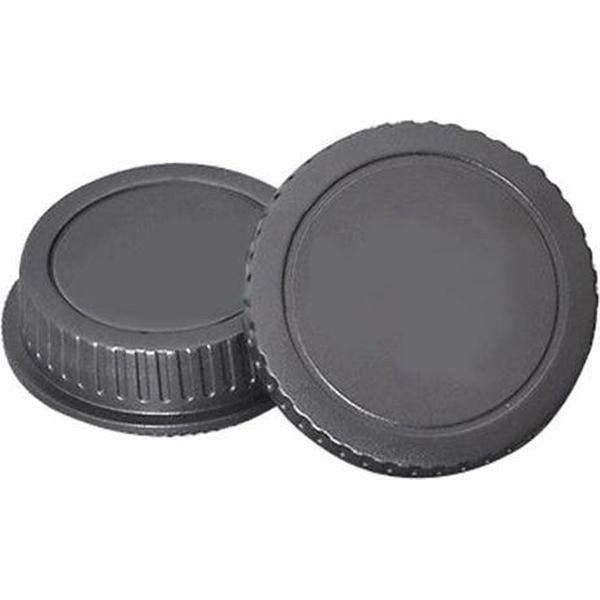 Canon EOS Body Cap + Rear Lens Cap Set (Huismerk)