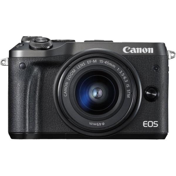 Canon EOS M6 + 15-45mm - Zwart