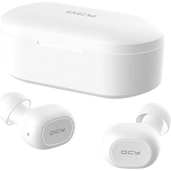 QCY T2C met de NIEUWE realtek VPH chip! | Volledig draadloze oordopjes | BT 5.0 | Wit