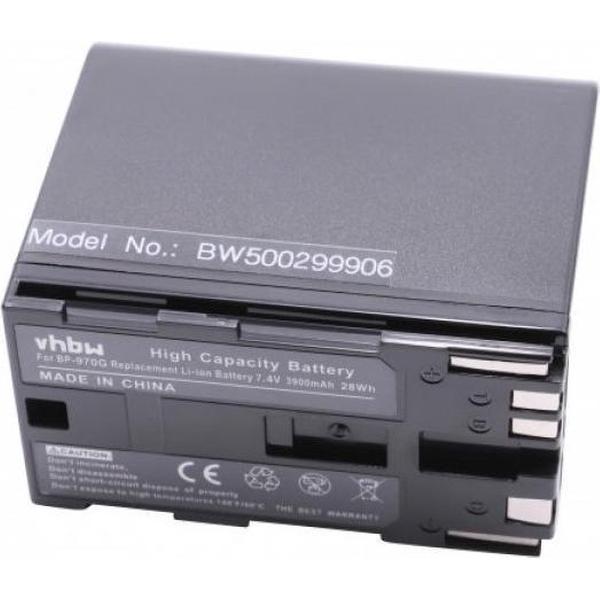 VHBW Camera accu compatibel met Canon BP-970 / 3900 mAh