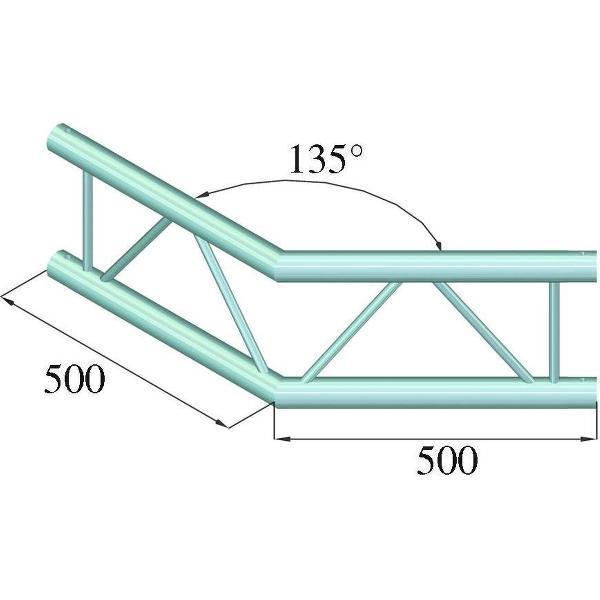 ALUTRUSS BILOCK E-GL22 C23-V 2-Way Corner 135°