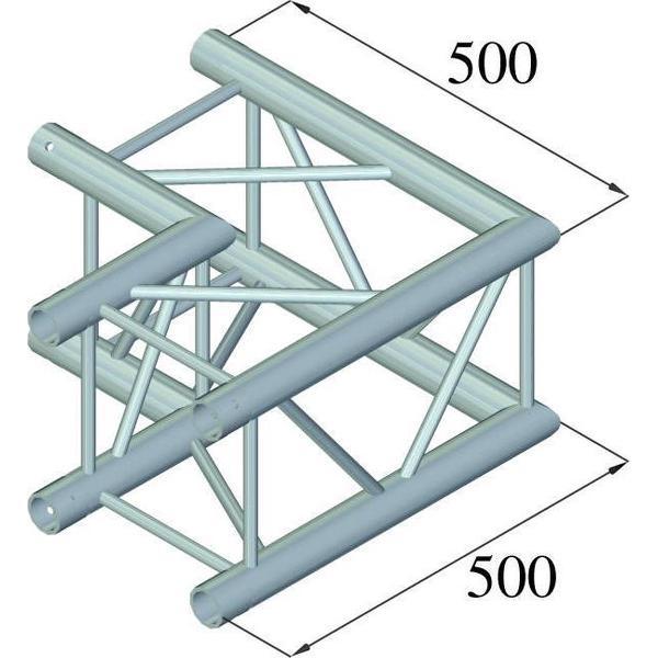 ALUTRUSS QUADLOCK 6082C-21 2-Way Corner 90°