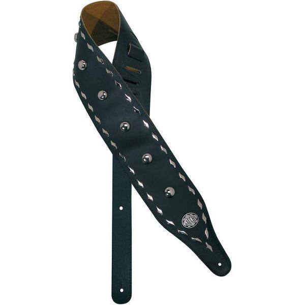 Gitaarriem Biker Series Knopen Breed GST-289-BK Gaucho