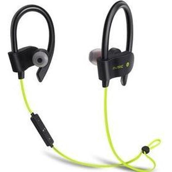 Fen Bluetooth 4.1 Sport Oordopjes- Draadloze Oordopjes - Hoofdtelefoon - Hardlopen - Zwart/Groen