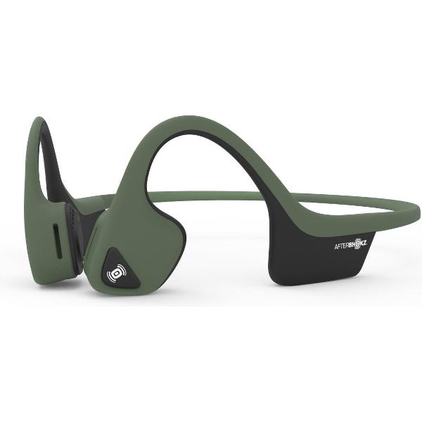Aftershokz TREKZ AIR - Bone conduction koptelefoon met bluetooth - Forest Green