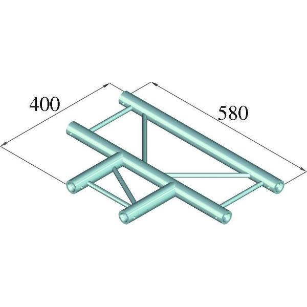 ALUTRUSS DECOLOCK DQ2-PAT35H 3-way T-Piece 90°