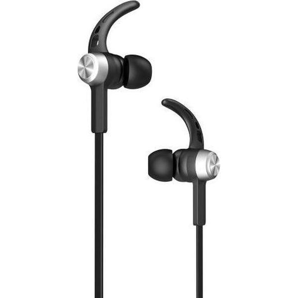 BASEUS B11 licentiekabel Bluetooth-oortelefoon met Line-in-bediening voor iPhone - Zilverkleurig/Zwart