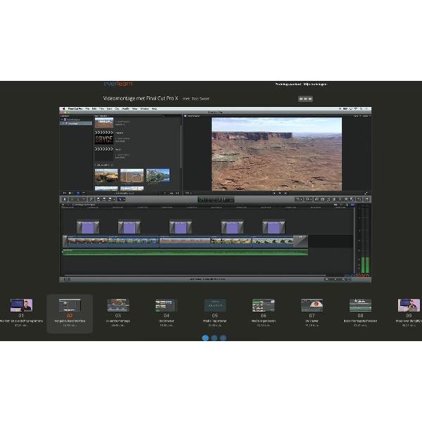 Videomontage met Final Cut Pro X (10.5) | Nederlandse online training