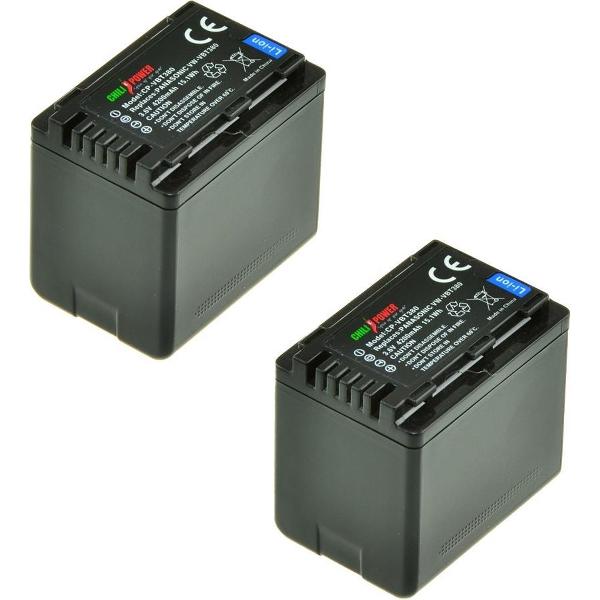 ChiliPower Panasonic VW-VBT380 camera batterij - 2 stuks verpakking