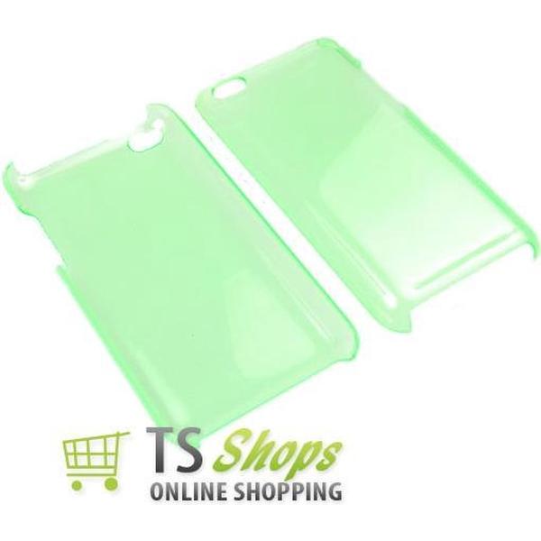 Apple iPod touch 4th Crystal hard Case Transparant Groen
