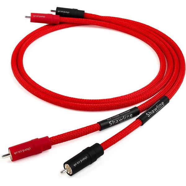 The Chord Company Shawline 2RCA to 2RCA 1m - High End RCA kabel (2 stuks)