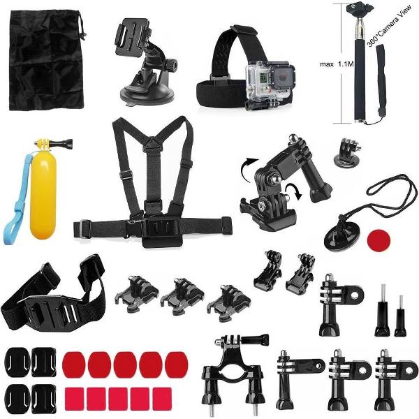 35 in 1 Accessories Kit voor GoPro Hero 4/3+/3/2/1 en Actioncam