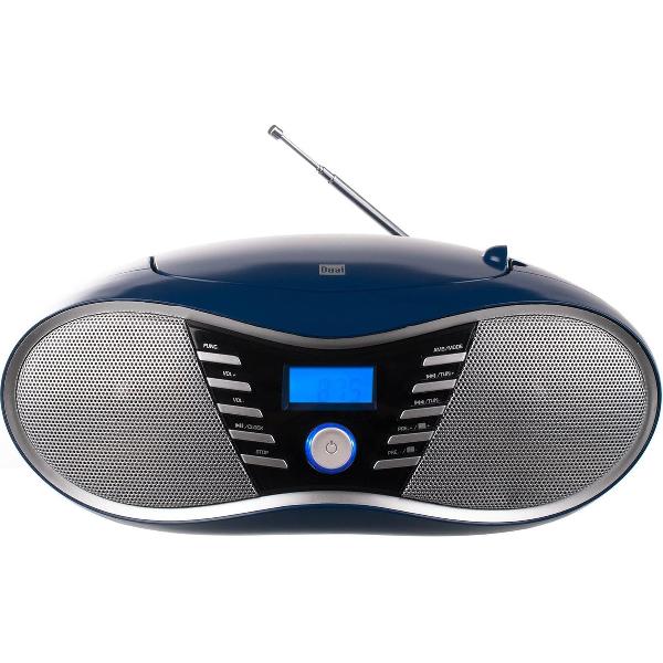 Dual P 60 BT Radio/CD-speler FM AUX, Bluetooth, USB Blauw