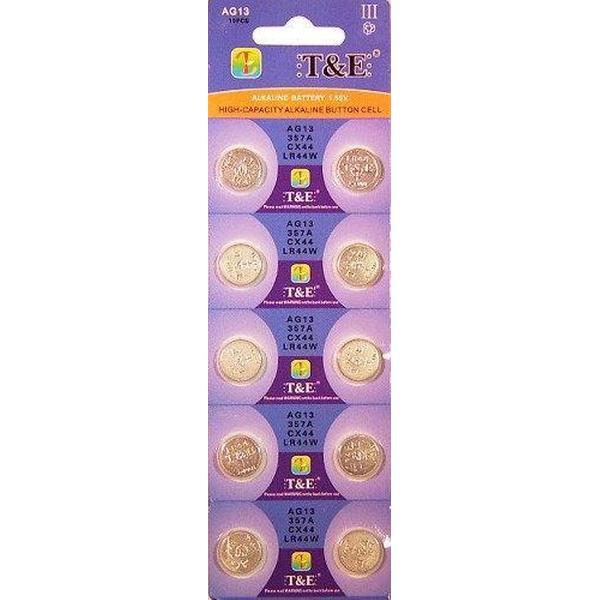 Strip 10 Stuks AG13 Batterijen