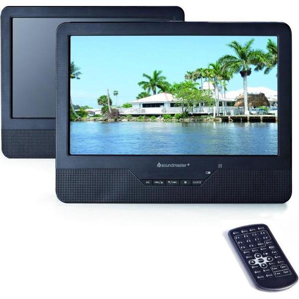 Soundmaster PDB1800 Portable DVD speler met twee 9” TFT-LCD scherm