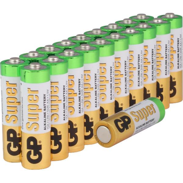 GP Super Alkaline AA batterijen - 20 stuks